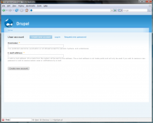 Register first account
